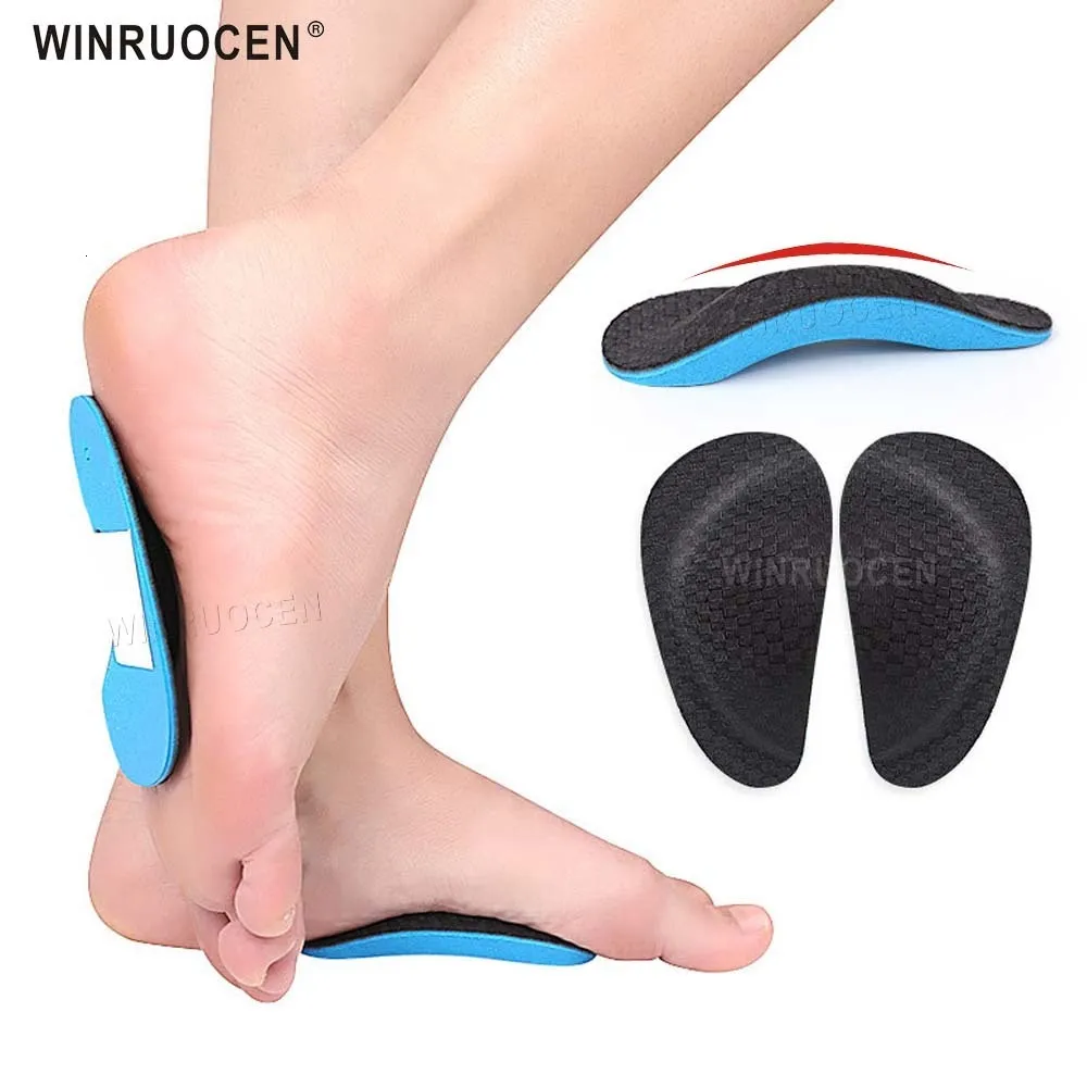 Schoenonderdelen accessoires winruocen eva platte voeten boog ondersteuning orthopedische insoles pads voor schoenen mannen vrouwen voet valgus varus sportsinserts 230812