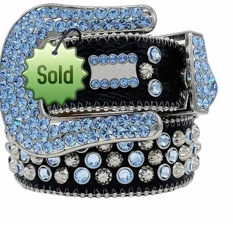 1Designer Luxury BB Belt Simon Belts For Men Women Shiny Diamond Belt Black On Black Blue White Multicolour With Bling Rhinestones As Gift 2023aa