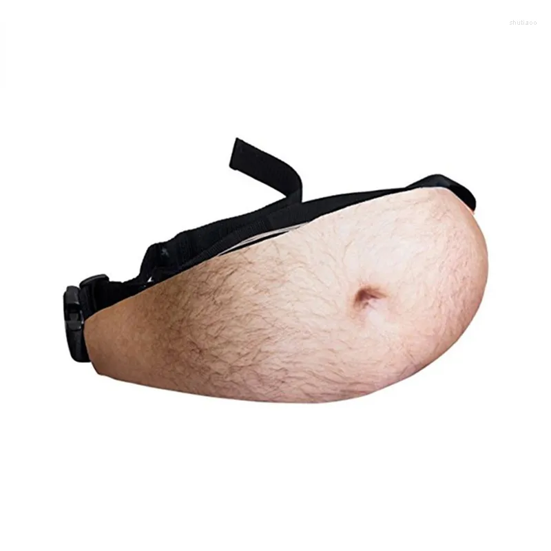 Imitation Human Skin PU Travel Money Bag Waist For Men Anti Theft Travel Pochete With Phone Organizer And Beer Fat Hairy Belly From Shutiaoo 11.93 DHgate.Com