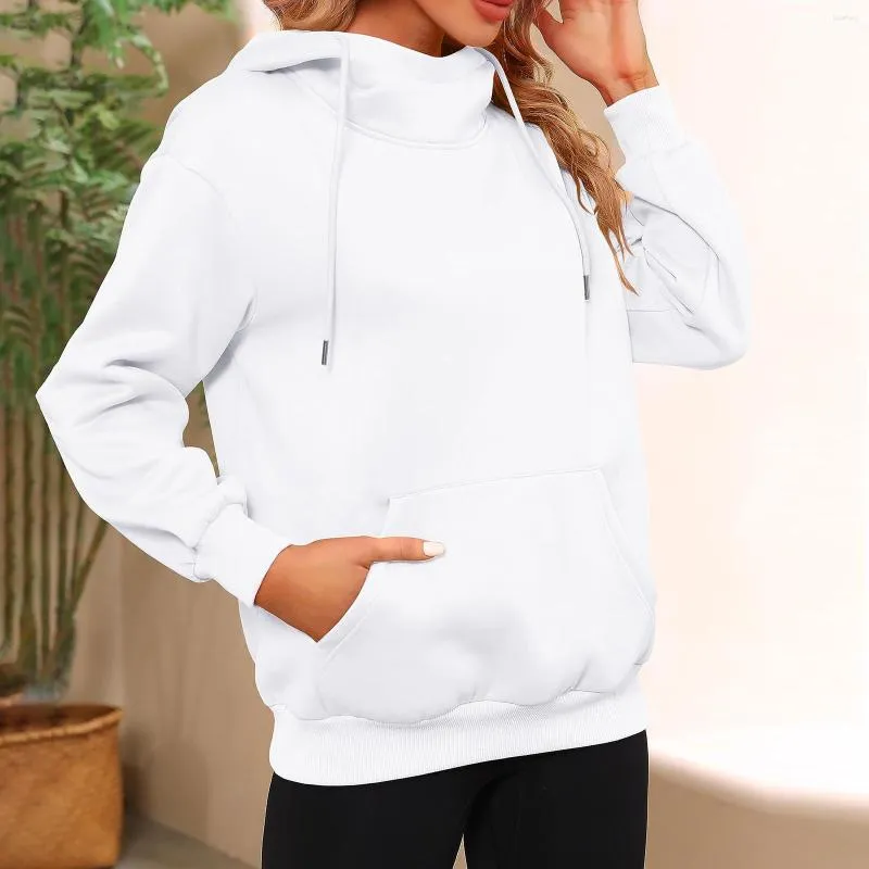 Women s Hoodies Hoodie Turtle Neck Sweatshirt For Fall Cozy Lightweight Loose Oversize Tunic Winter With Pocket Sweatshirts Pullover Top