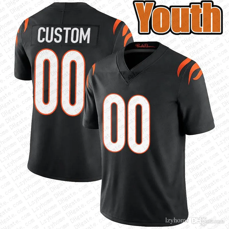 Custom Cincinnati Bengals Justin Fields Jersey Featuring Joe Burrow ...