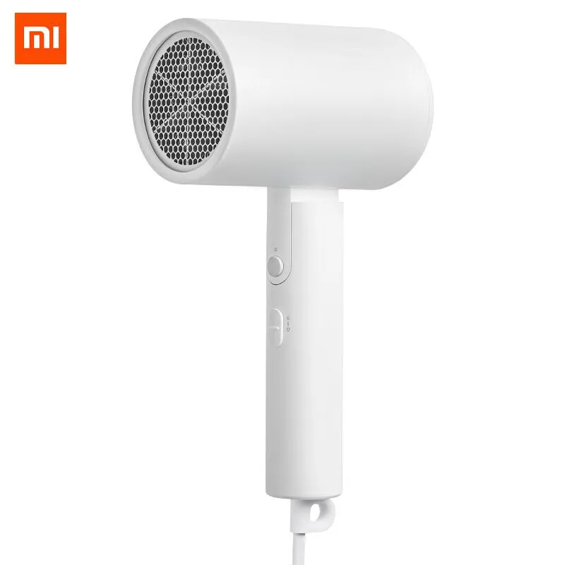 Torkar xiaomi mijia bärbar hårtork negativ jon hårblåsning torktumlare salong klass vård hårblåsare med fällbart handtag snabbt torkning