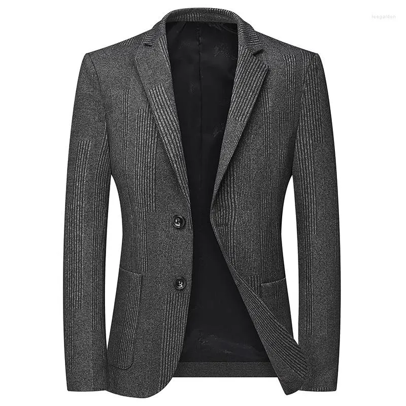 High Quality Striped Mens Business Casual Suit Coats And Jackets