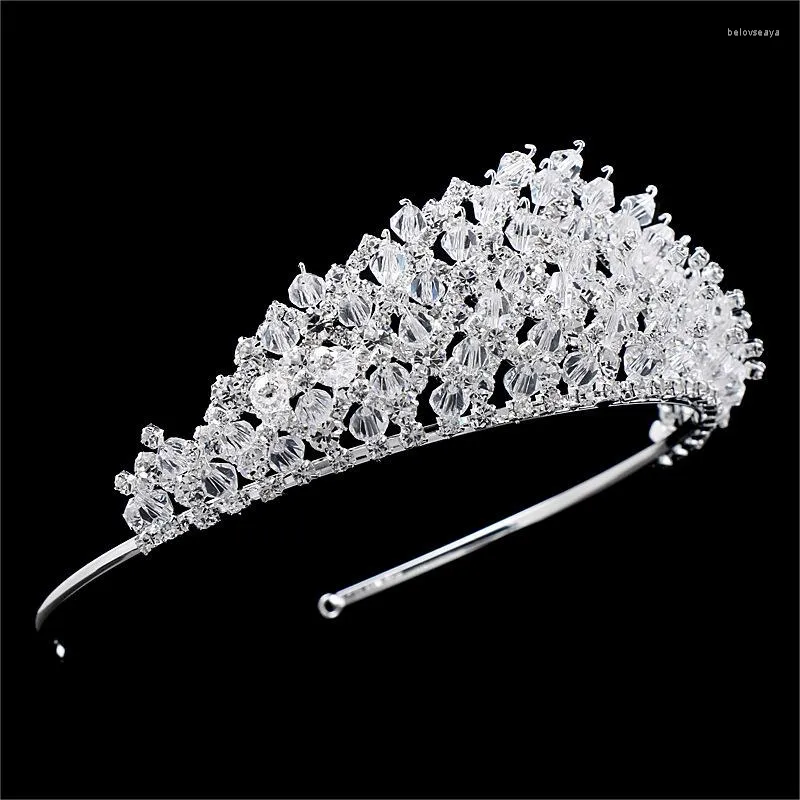 Hair Clips Ladies Moda Moda de Cristal Cristal Cristão Meninas Temperamental Acessórios brilhantes Tiara Jewelry Gifts Gifts Gifts