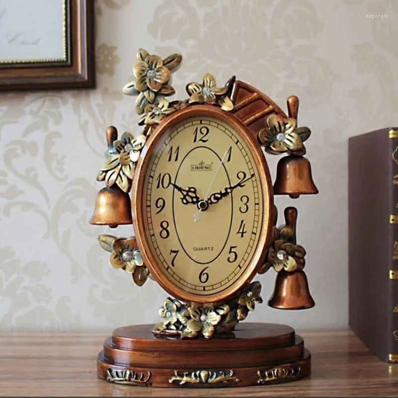 Relojes De Mesa Para Sala De Estar, Reloj Nórdico Vintage, Adornos  Decorativos Creativos De Escritorio, Reloj De Mesa Retro Para Estudio,  Decoración Del Hogar De 131,11 €