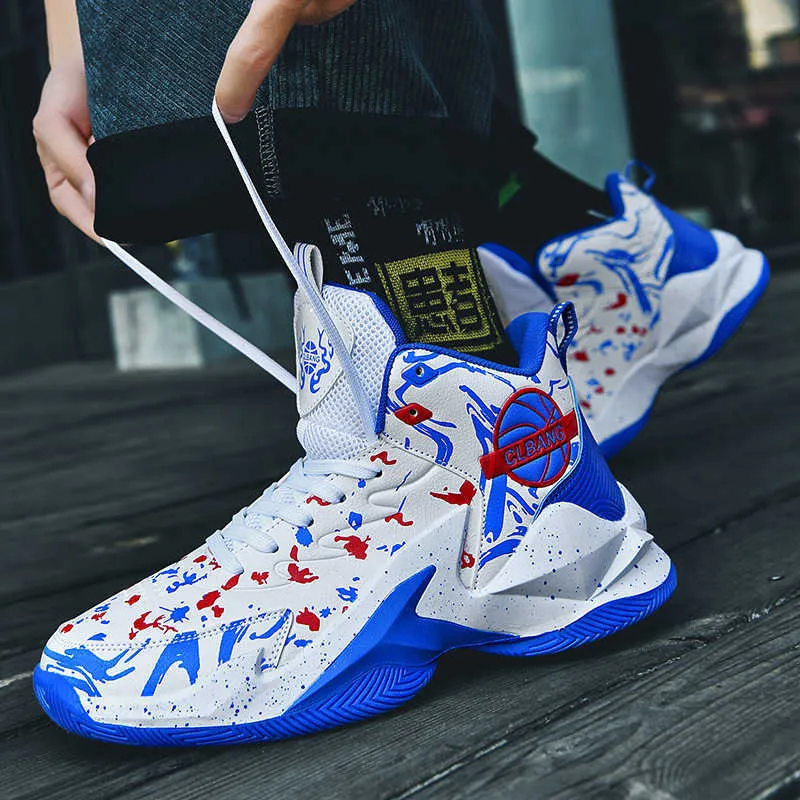 High top boys sales basketball shoes