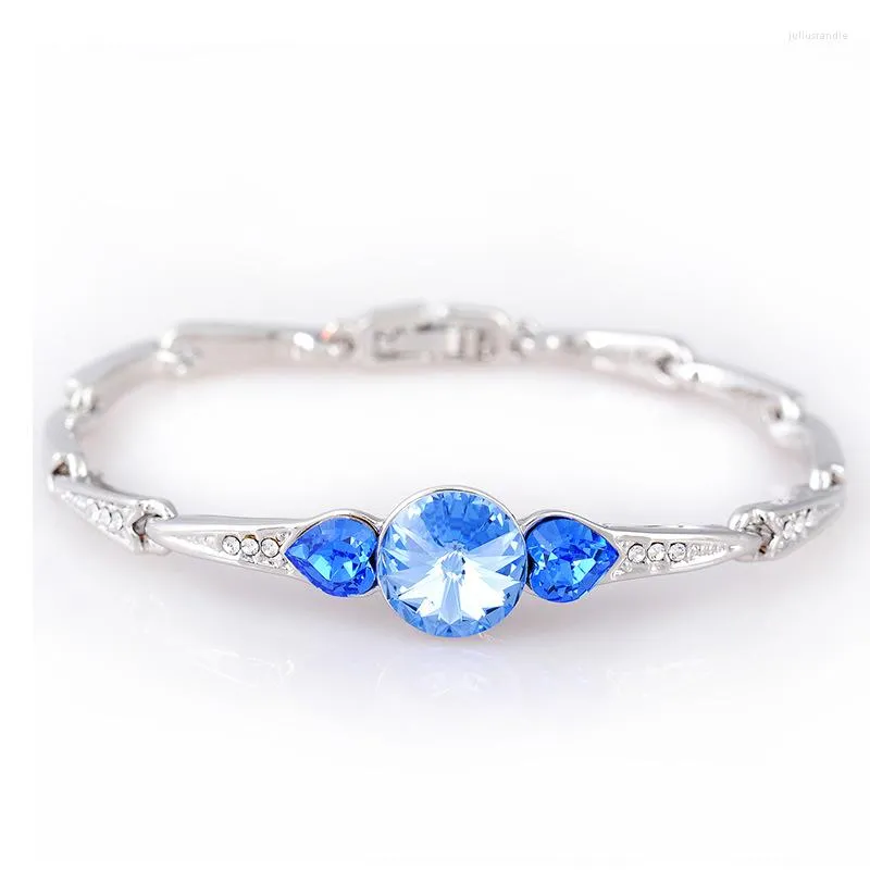 Bracelets de link BN-00181 Jóias de cristal para mulheres itens em produtos Drop para vender o presente do dia das mães mamãe