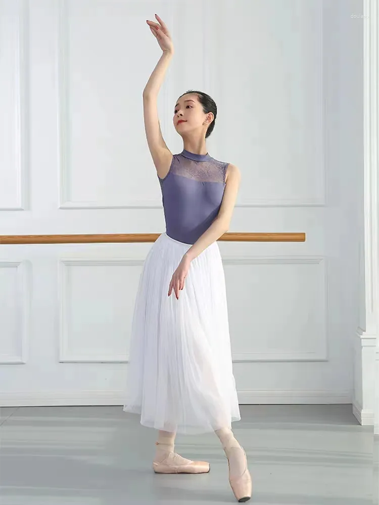 Jeune Fille Jupe Taille Élastique En Tulle Danse