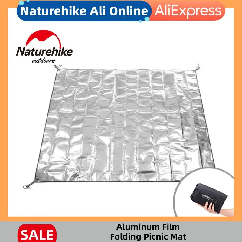 Mat Naturehike Nowy kemping mata zewnętrzna wodoodporna PE aluminiowa mata namiotowa składana plażowa piknikowa podłoga materac wilgoć