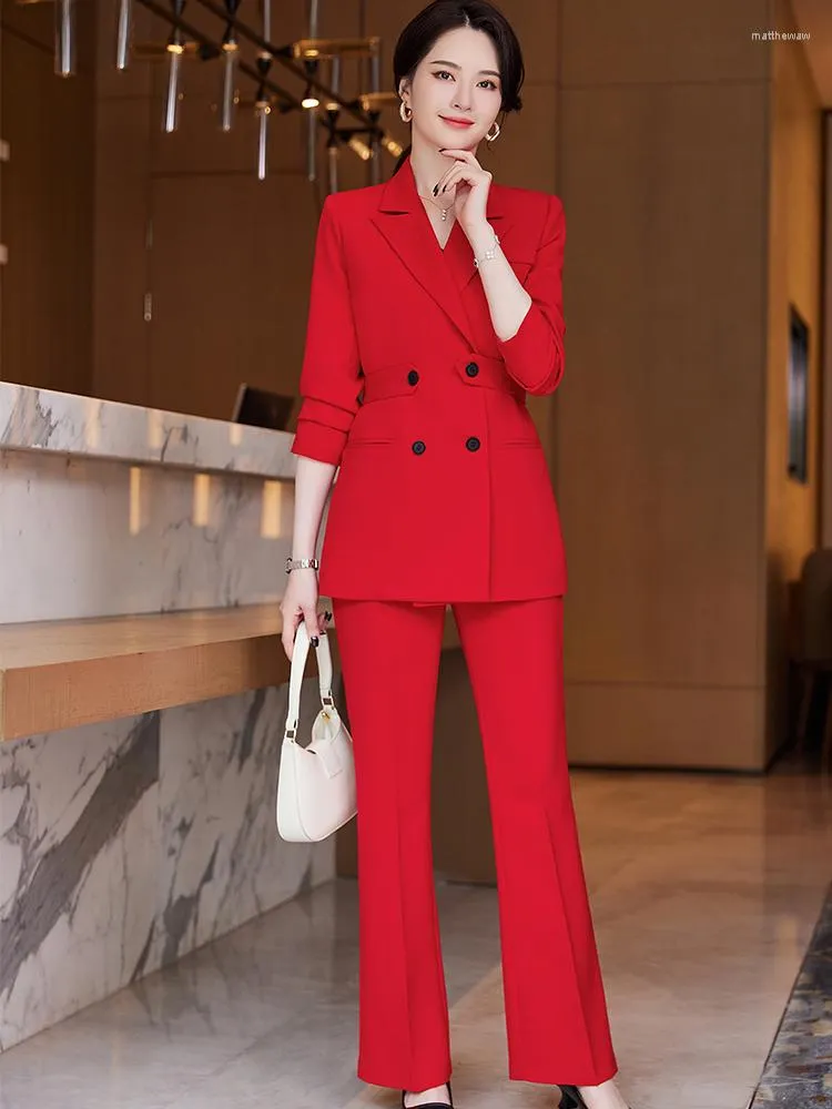 Womens Formal Blue Suit : Red, Blue, And Black Jacket And Pant Suit With  Blazer For Office, Business, Work Wear, Or Casual Wear From Matthewaw,  $53.76
