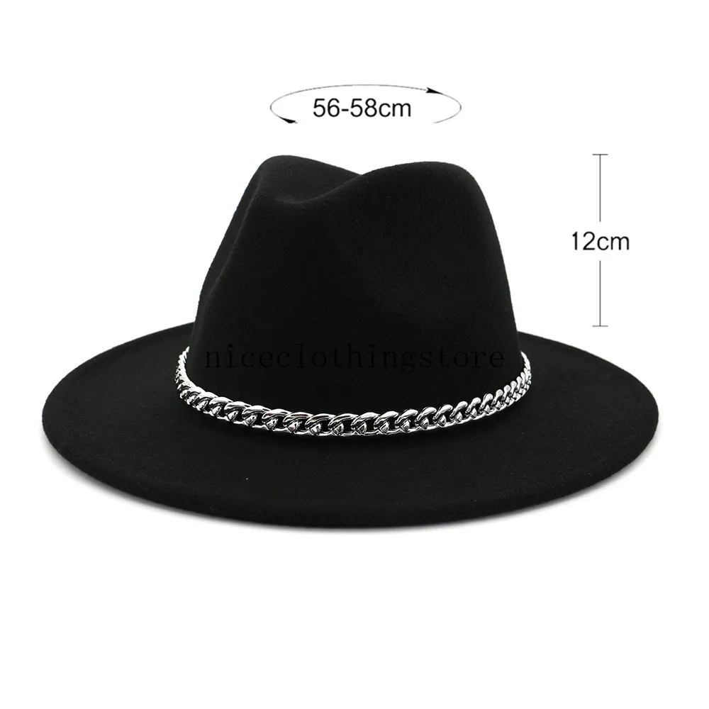 Fedora hoed zwarte kaki brede riem mannen vrouwen Brits stijl trilby feest formeel panama cap cowboy herfst winter hoeden groothandel