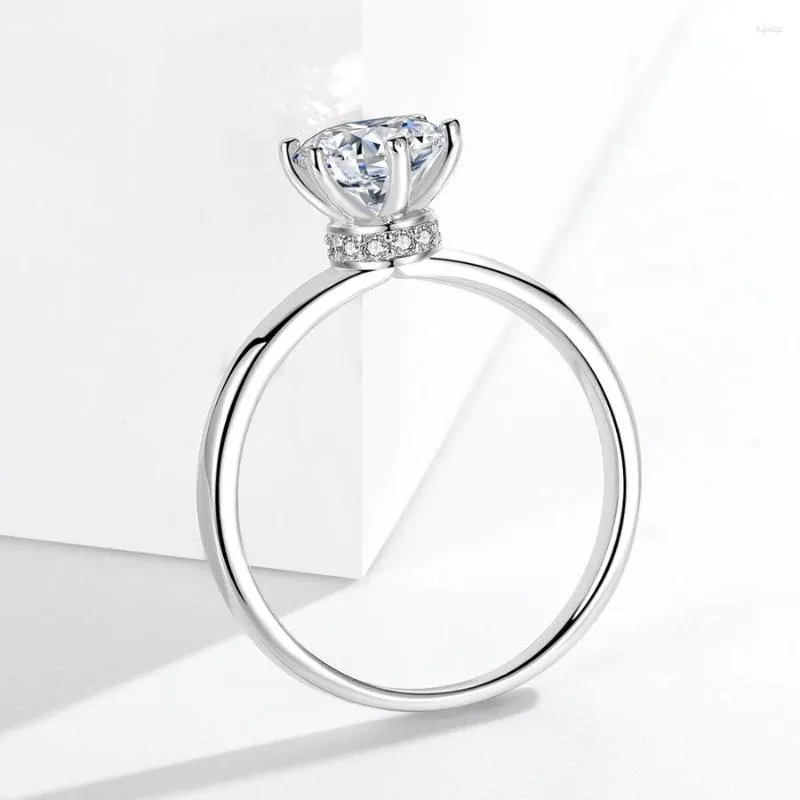 Wedding Rings 2023 Fashion Women Sieraden Ring Elegant Crystal Rhinestones For Accessories Bride Party Gifts