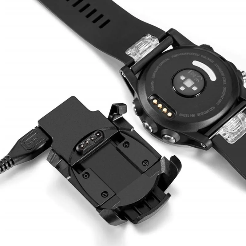 Laddare R9CB USB -laddning Kabelhållare Power Charger Adapter Dock Magnetic Bracket Stand Compatible för Garmindescent MK1 Smartwatch