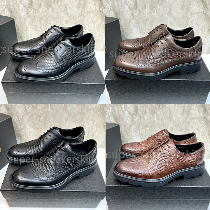 Designer skor män sneakers casual skor vintage mode svart krokodil hud utomhus platt tränare chaussures bröllop skor storlek 38-46 med låda