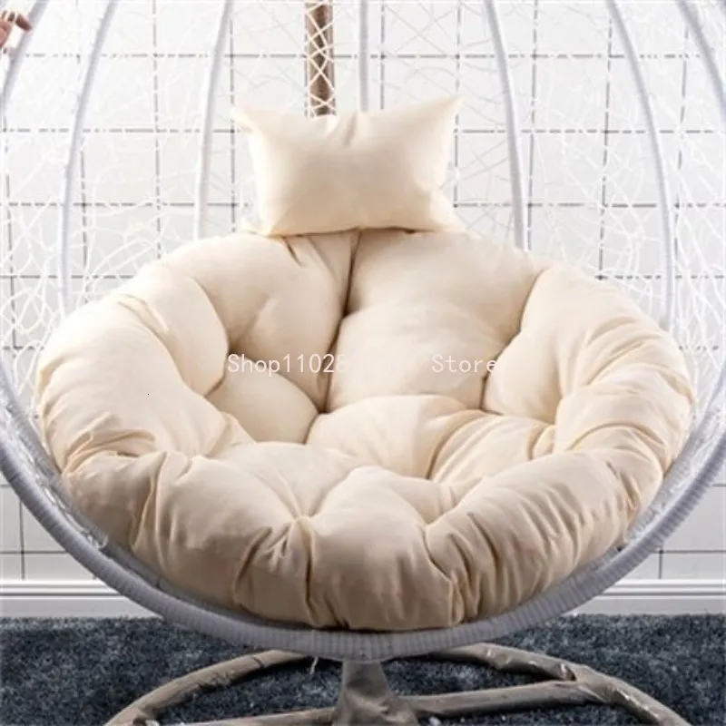 Cushion/Decorative Pillow Hanging Hammock Chair Swinging Garden Outdoor Soft Seat Cushion Hanging Chair Dormitory Bedroom Cushion Hanging Basket Pillow 230818