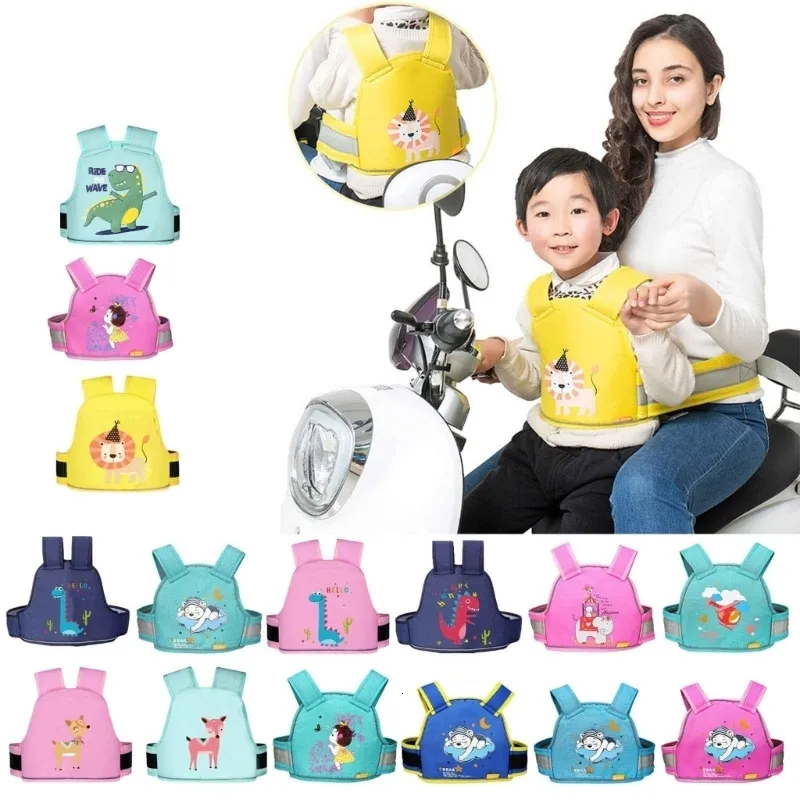 Child Motorcycle Harness - Safety Belt With Non-Slip Handles For Kids On Motorcycles