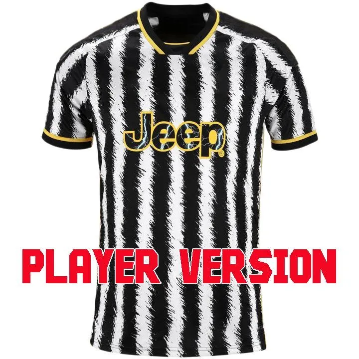 2023/24 Juventus Home And Away Soccer Jersey, VLAHOVIC MILIK DI MARIA