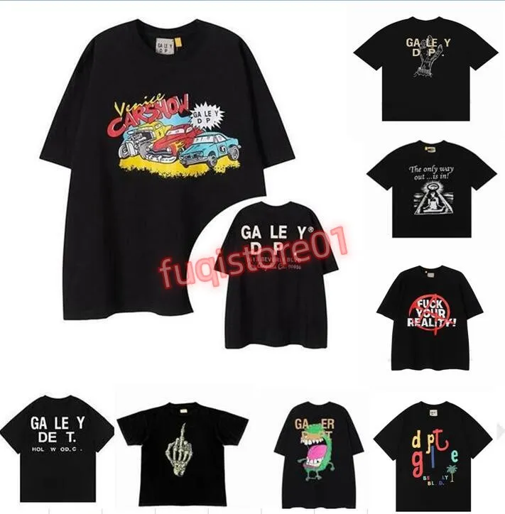 メンズTシャツギャラリーティーデプスデザイナーサマリーギャラリーシャツアルファベットプリントスター同じ丸い首半袖TシャツヒップホップJK1