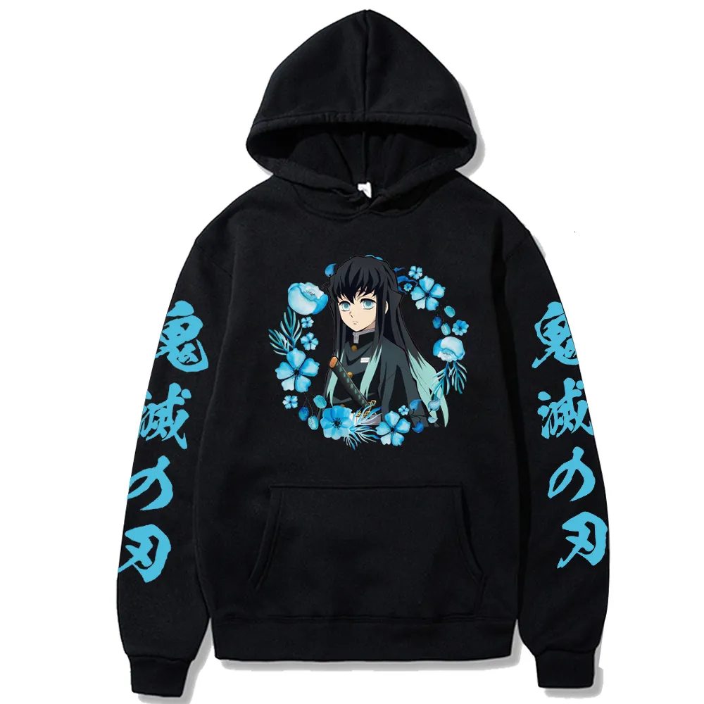 Anime Demon Slayer Muichiro Tokito Hanime Hoodie For Men Spring