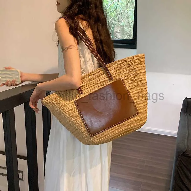 Borse In Paglia Per Spiaggia Borsa Tote In Paglia Per Donna