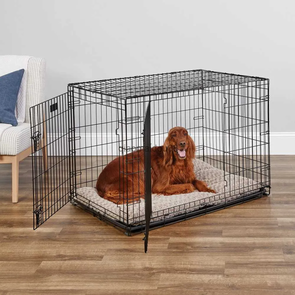 Other Pet Supplies MidWest Homes For Pets Double Door iCrate Metal Dog Crate 42" dog house dog cage dog kennel HKD230821