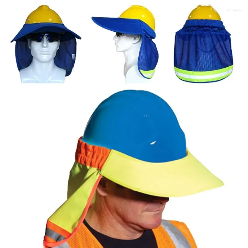 Reflective Stripe Berets For Sale For Men Sunproof Work Hat With Neck  Protection For Spring And Summer Outdoor Activities From Shuwanqz, $9.14
