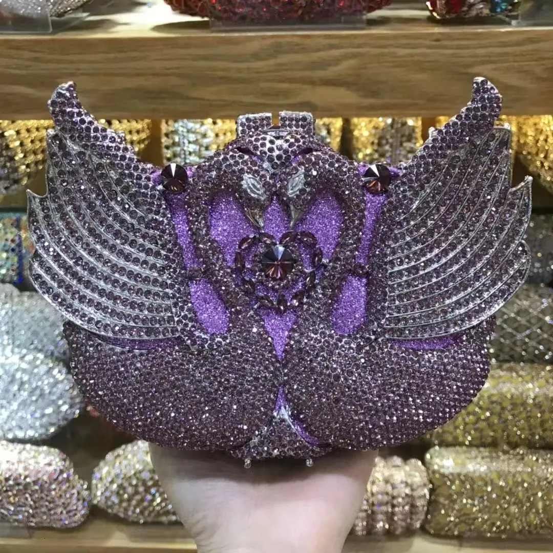 Purple bridal online bags