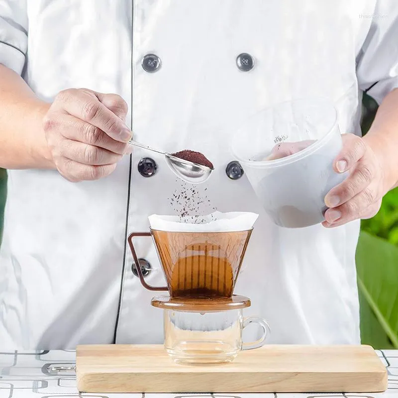 Cuillère à café, paquet de 2 cuillères à café en acier inoxydable (15ml et  30ml) cuillère à mesurer exacte pour le café, la farine, le sucre