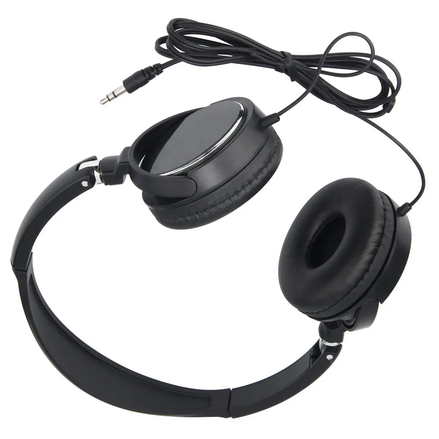 3.5mm Filaire Casque Basse Stéréo Casque Réglable Over-Ear Écouteurs Pour Téléphone Mobile Tablet PC