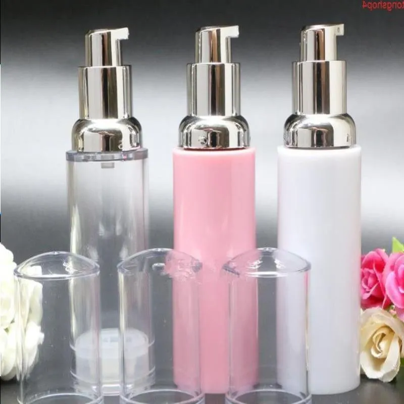 40 ml Airless Bottle Bottle Bottle Pomp Pomp Pomp Cosmetic Cosmetic Cosmetic Używany do butelek z napędem podróżnym Szybka wysyłka SN1029GOODS PDSQJ