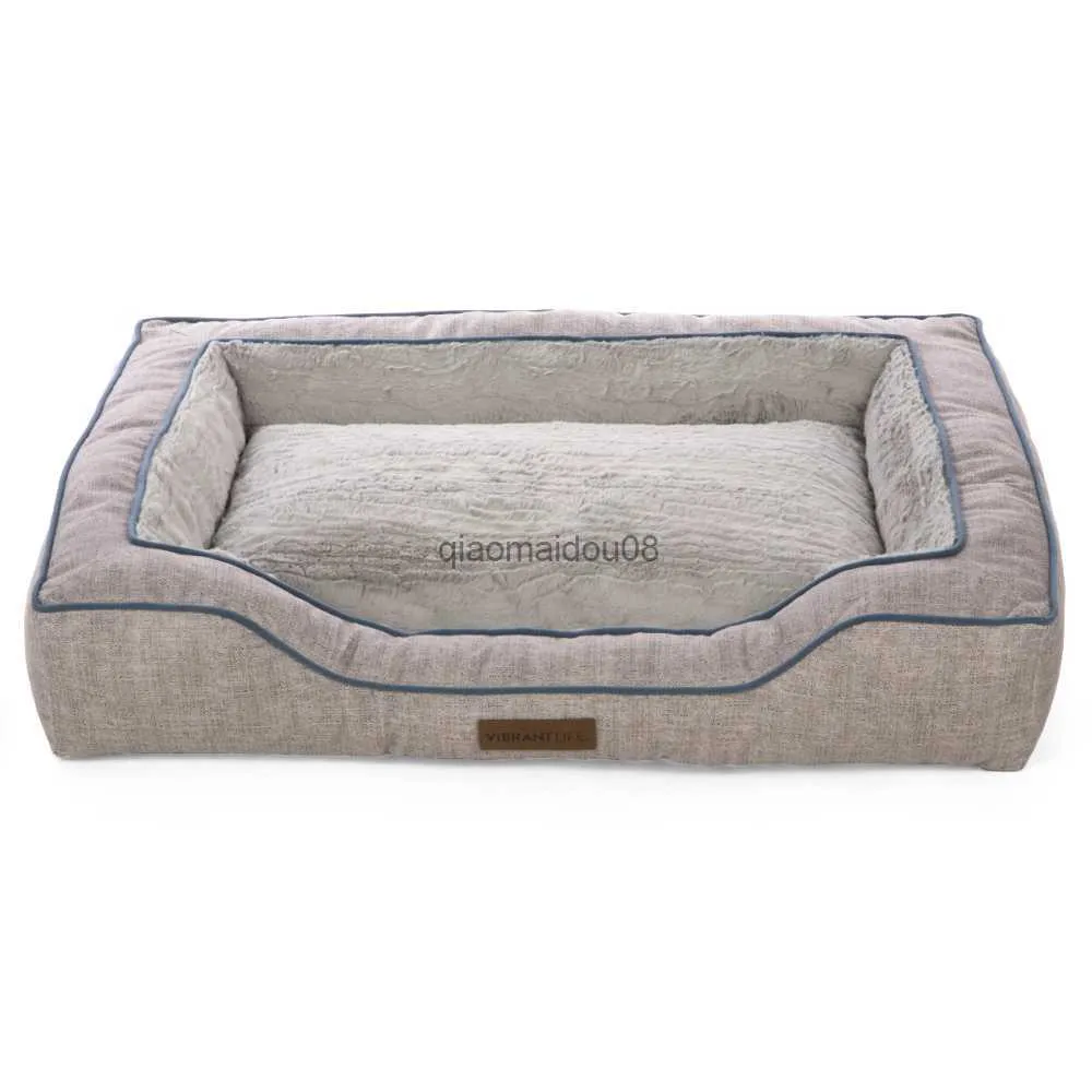 Other Pet Supplies BOUSAC Bolstered Bliss Mattress Edition Dog Bed 36"x26" Up To 70lbs The Kennel Is Comfortable and Suitable for Large Dogs HKD230821