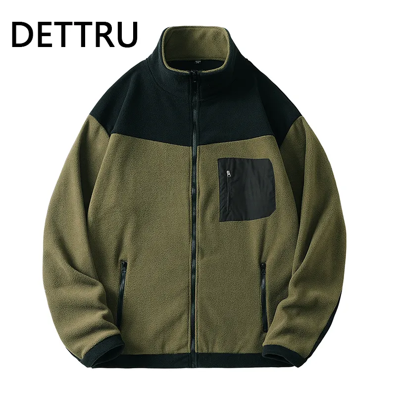 Winter Fleece Fluffy Jacket Women Harajuku Solid Thick Warm Fuzzy Plush Zipper Reversible Parka Jackets Coat Outwear Hoodies