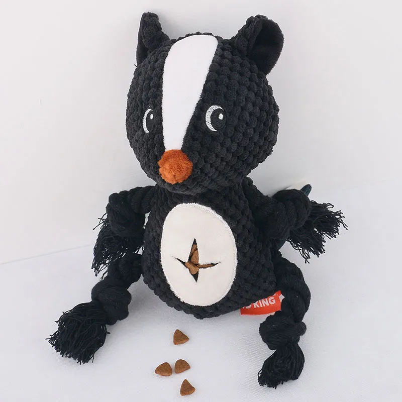 Squeaky skunk cheap dog toy