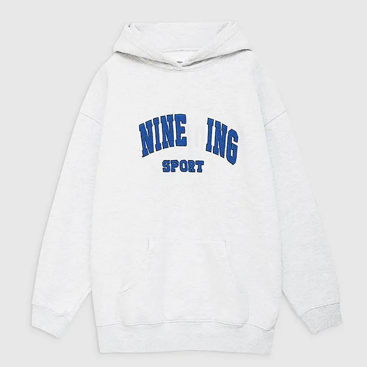 Anime nouveau style de broderie femmes Annie Desginer mode coton lettre impression couleur sweat Anines Bing sweat à capuche Ninea 2024 sweat à capuche A1