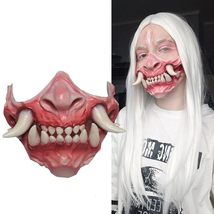 Scary Zombie Latex Mask - Horror Halloween Costume & Cosplay Prop