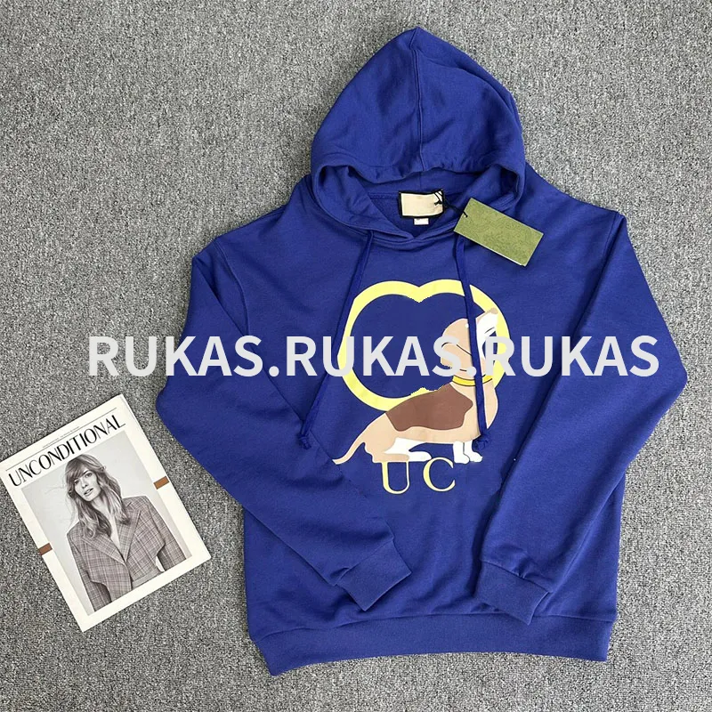 2023 Moda Hoodie Erken Sonbahar Yeni Klasik Baskı Baskı Gündelik Drawstring Hoodie Lüks Erkek ve Kadınlar Çiftleri Uzun Kollu Ceket