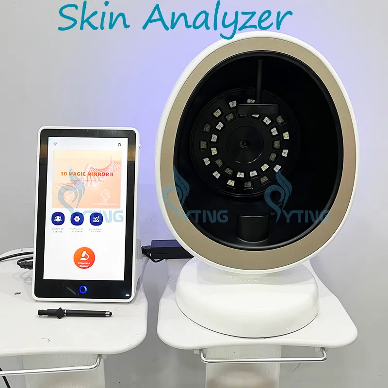 3D Magic Mirror Analiza skóry Testowanie skóry Maszyna Analiza zakresu rozpoznania twarzy System diagnostyki twarzy