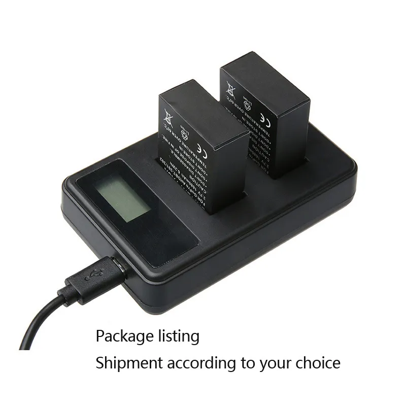 Andra kameraprodukter Go Pro AHDBT-301 Battery GoPro Hero 3 3 Battery GoPro 3 3 USB Dual LED Smart Charger för GoPro Camera Accessories 230818