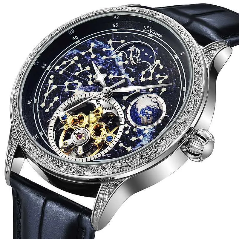 Other Wearable Devices Starry Sky Luminous Vintage Tourbillon Mens - Main Image