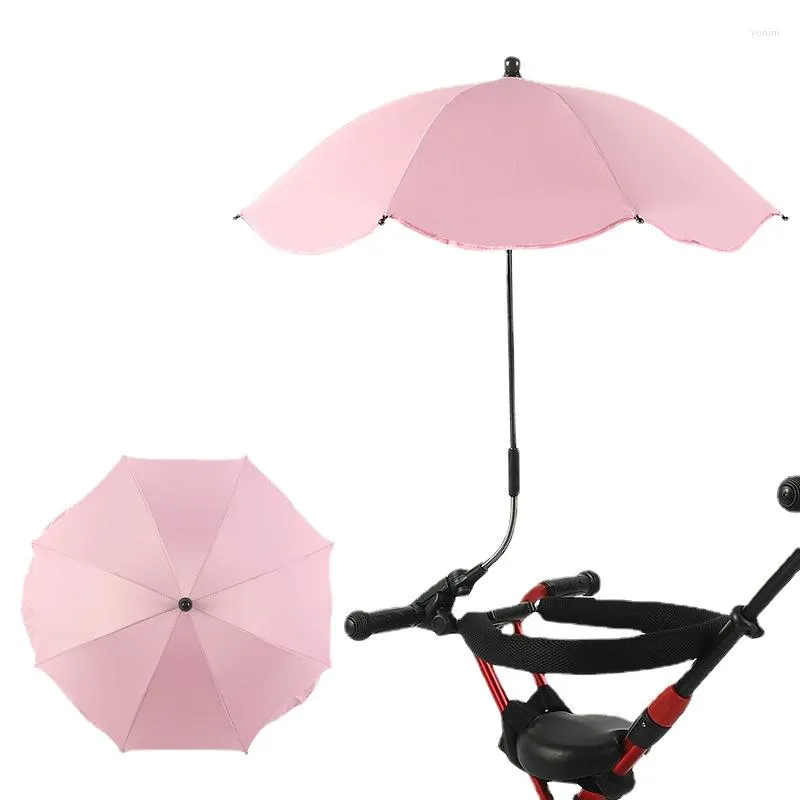 Paraplu's baby kinderwagen Universal Sunshade paraplu driewieler UV -bescherming Zon