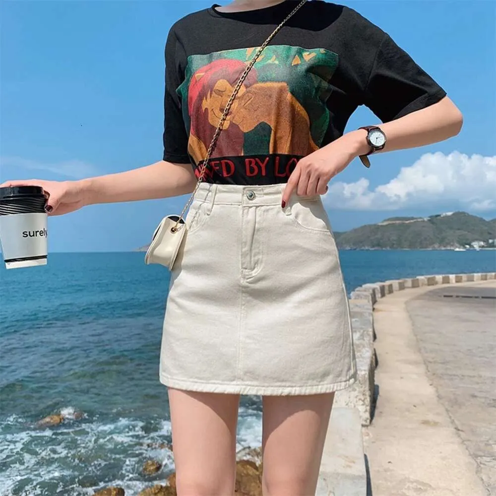 Plus size jean skirts youth hot sale