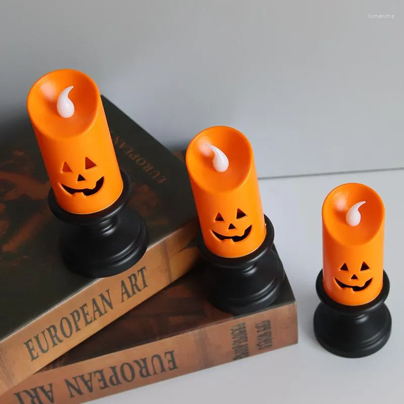 Decorazione per feste Halloween DECORATIVE LAMPAGNO DI PUMPINA LAMPAGNO DI PUMPA LED ELETTRONIC CANDOLE CREATIVE CREATIVE PROPILE LIGHT