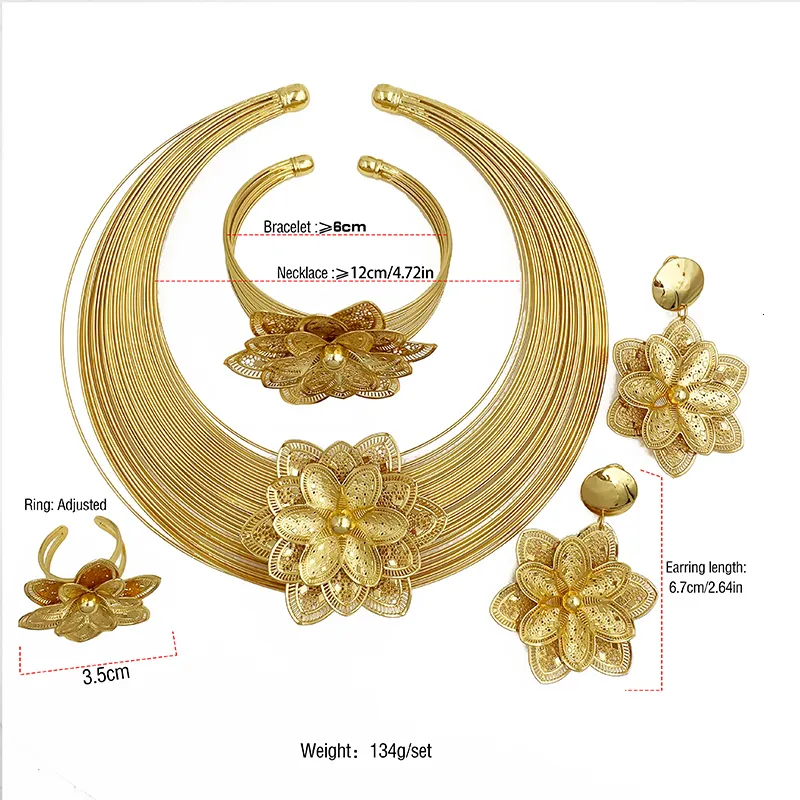 Gold plated jewelry sets deals