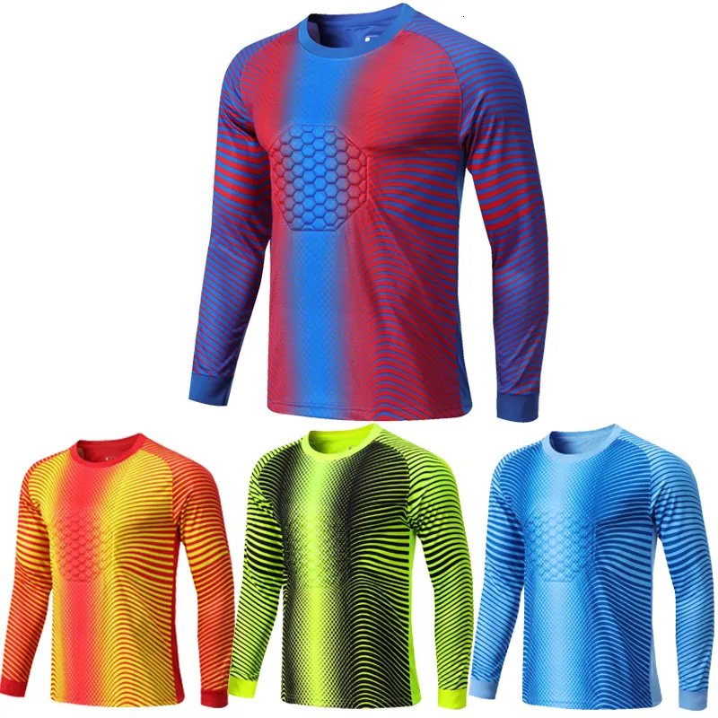 Tshirts ao ar livre masculino Jerseys de futebol de futebol de futebol Jersey Jersey Jersey sobrevivência de futebol de adultos para adultos de goleiro