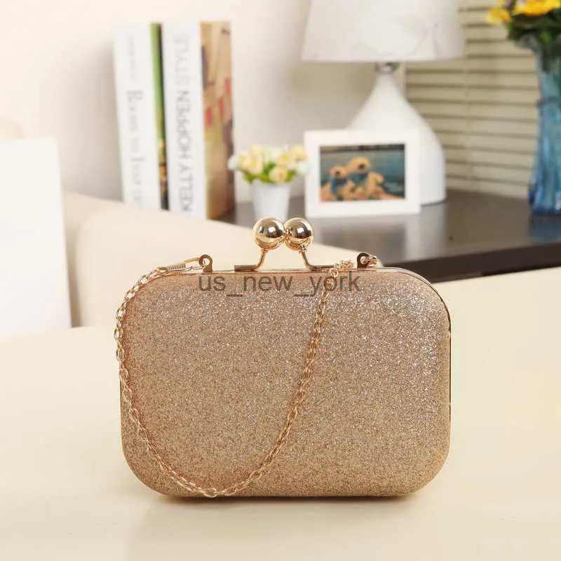 Gold Mini Chain Gold Party Clutch Bag For Women Perfect For