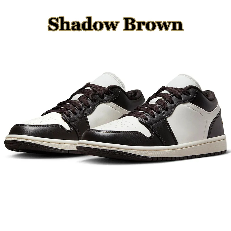 Mens Womens Basketball Shoes Box 1s Jumpman 1 Low Sneakers Black