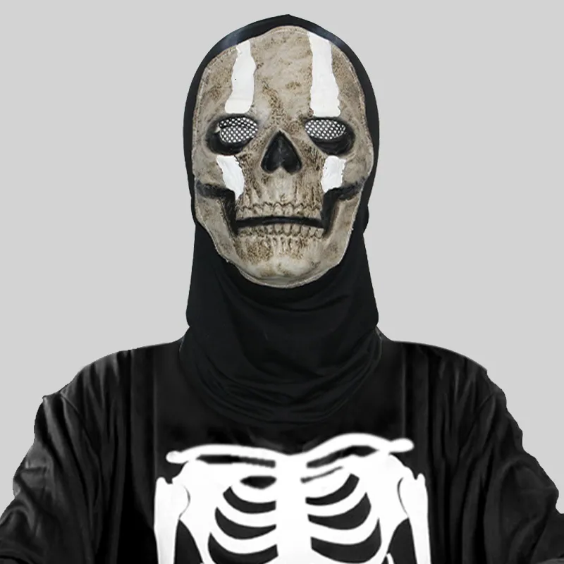 Party Masks Halloween Mask Party Unisex Ghost Skull Pełna twarz Szkielet Straszna maska ​​Horror Cosplay Cosplay Maski Maski Festiwal Rekwizyty 230818