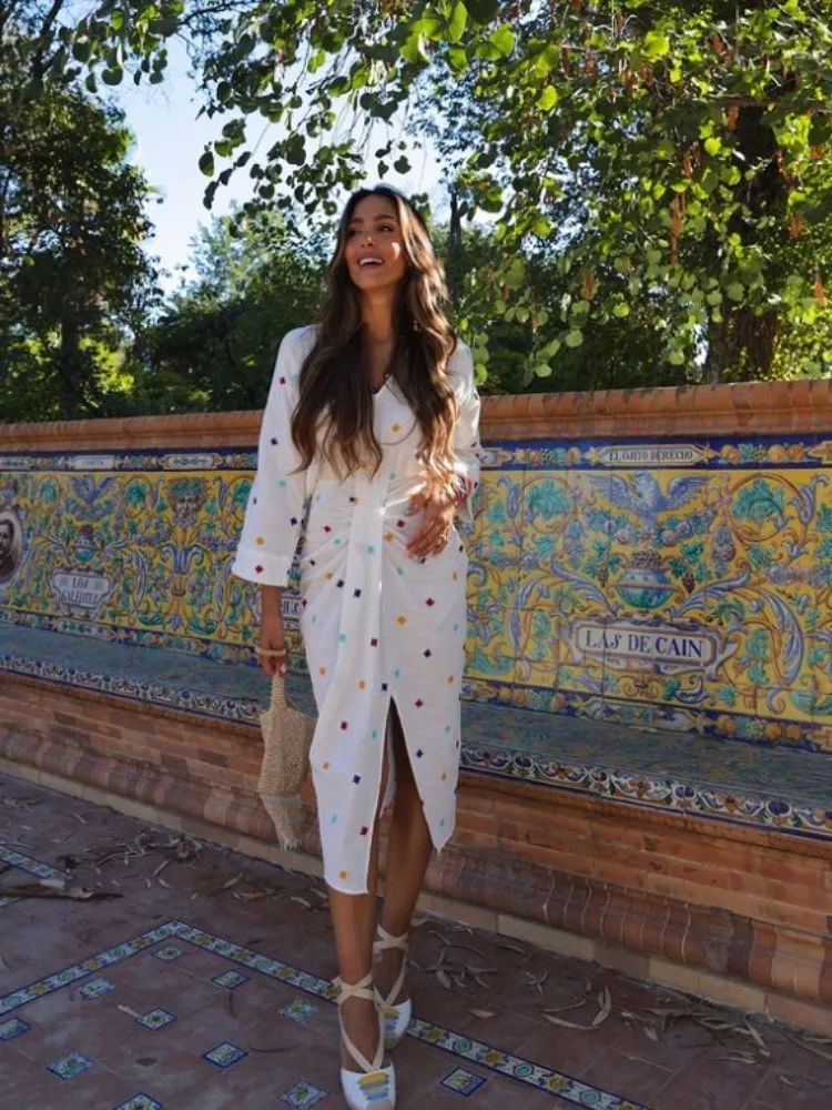 sachin and babi light blue dress City Chic Elegant Long Sleeve Tulip Hem Dress main image 1