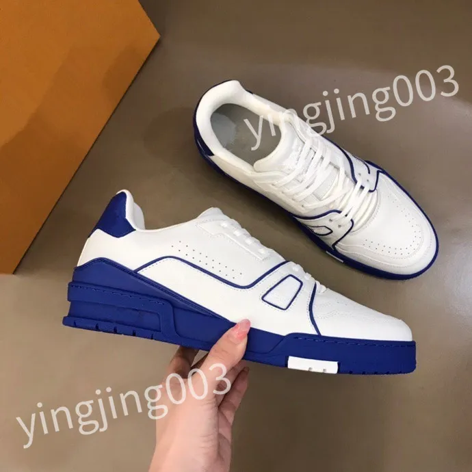 Hot Luxury Fashion Designer Casual Shoes Grey Blackcamo Combo Green Camos Blue Patent Leather With Socks Platform Sneakers Trainers Size39-44 RD1013