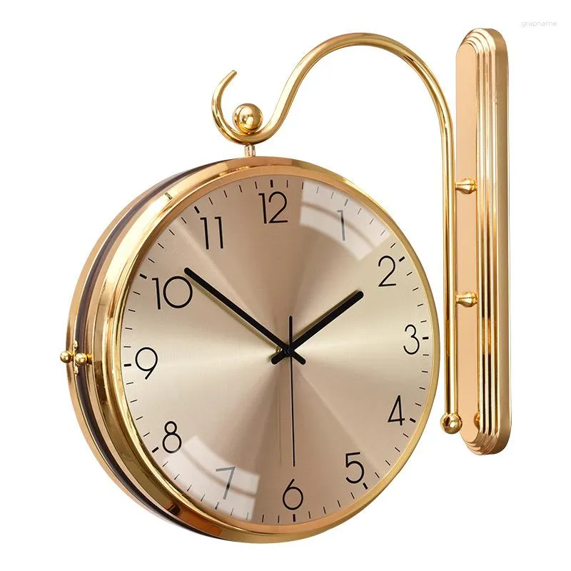 Relógios de parede Moda de luxo nórdico Two Late
